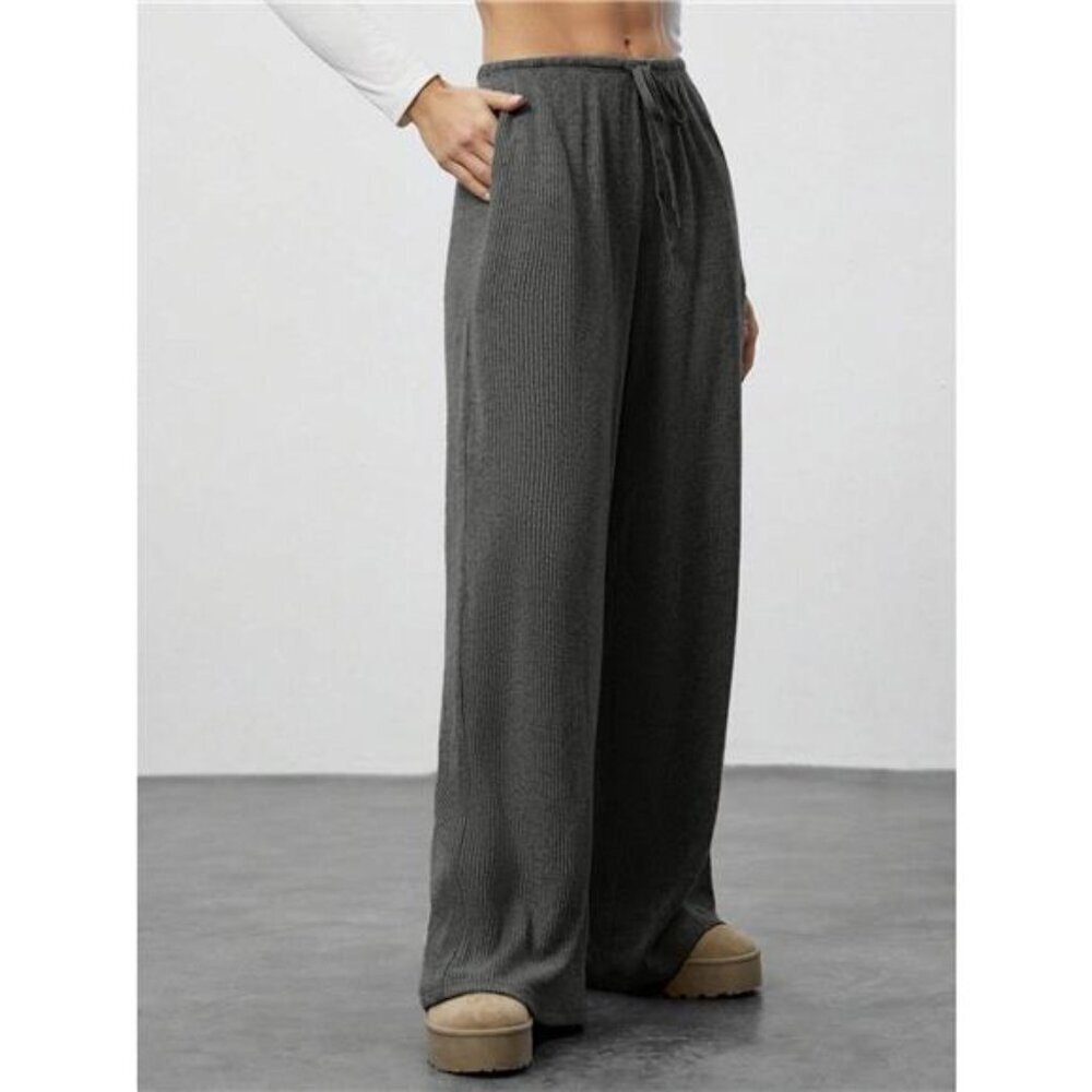 Relaxed Fit Wide Leg Pants - Picture 13 of 16
